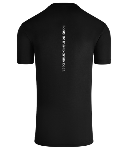 Maverick Brew Co (White) Unisex Performance T-shirt - I only do this for the beer