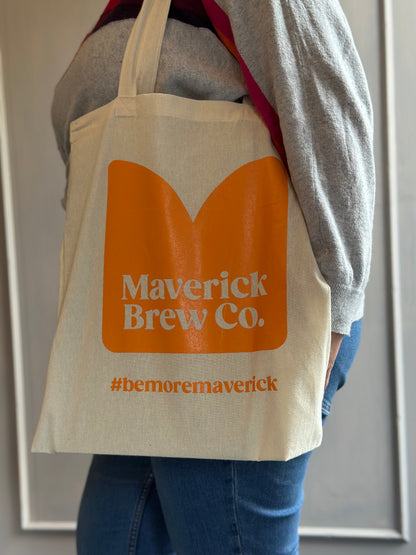 Maverick Brew Co Tote Bag - Bemoremaverick